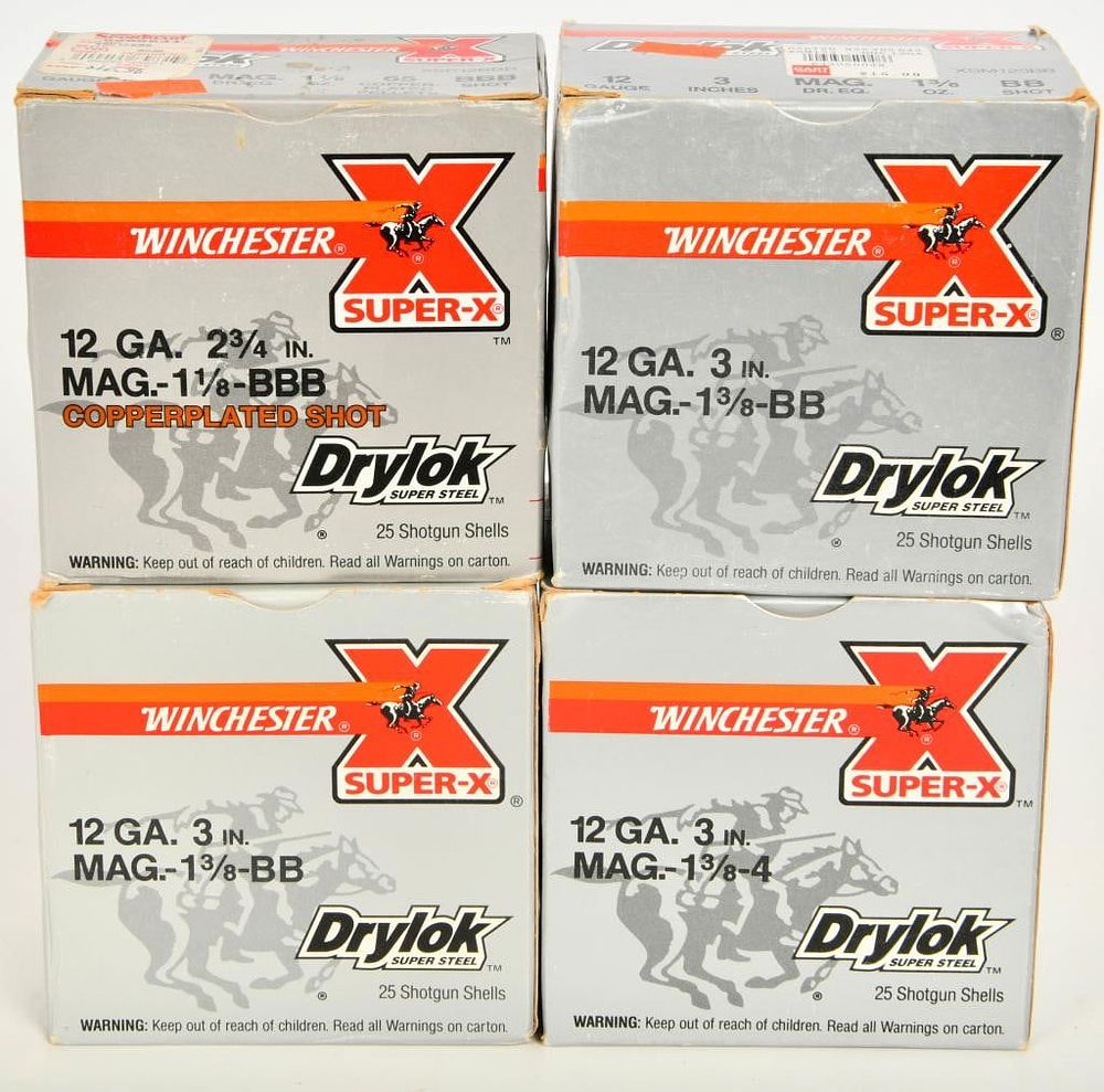 Lot 289: 100 Rounds of Winchester Magnum 12 Ga Shotshells