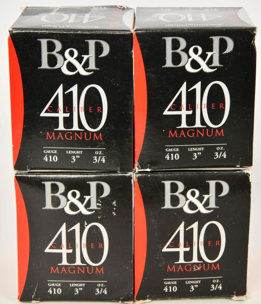Lot 325: 100 Baschieri & Pellagri .410 Magnum Shotshells