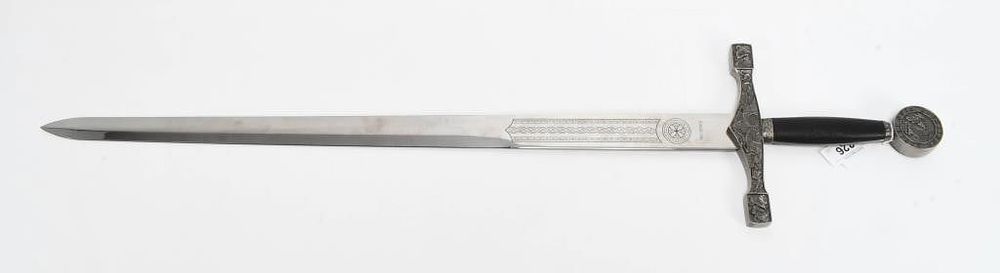 Lot 326: 44" Long Excalibur King Arthur Fantasy Sword