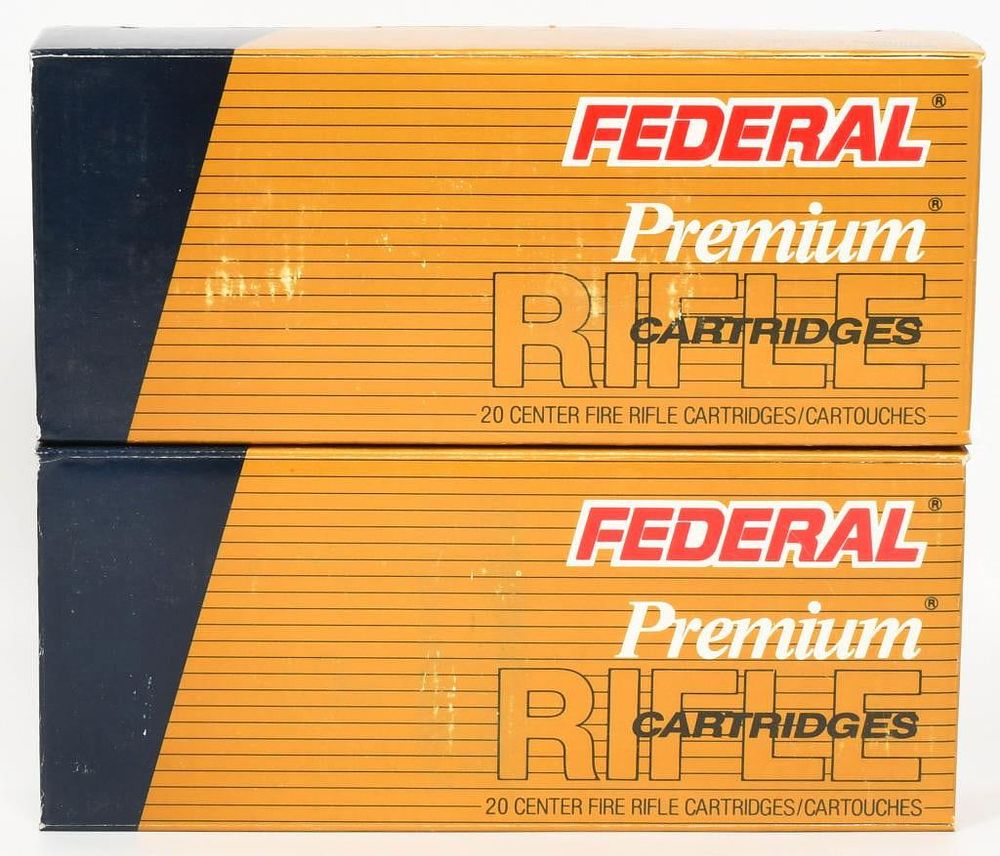 Lot 328: 40 Rounds Of Federal Premium .338 Win Mag Ammo
