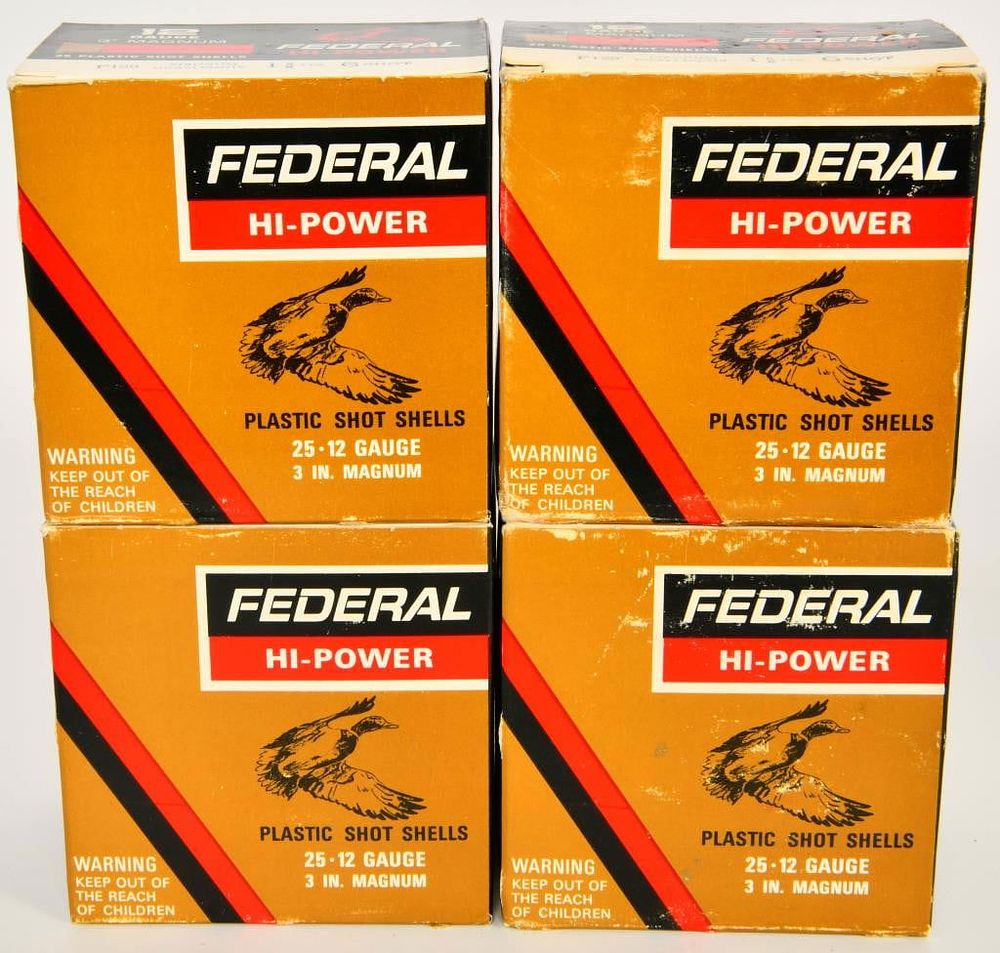 Lot 331: 100 Rounds of Federal 3" Magnum Shotshells