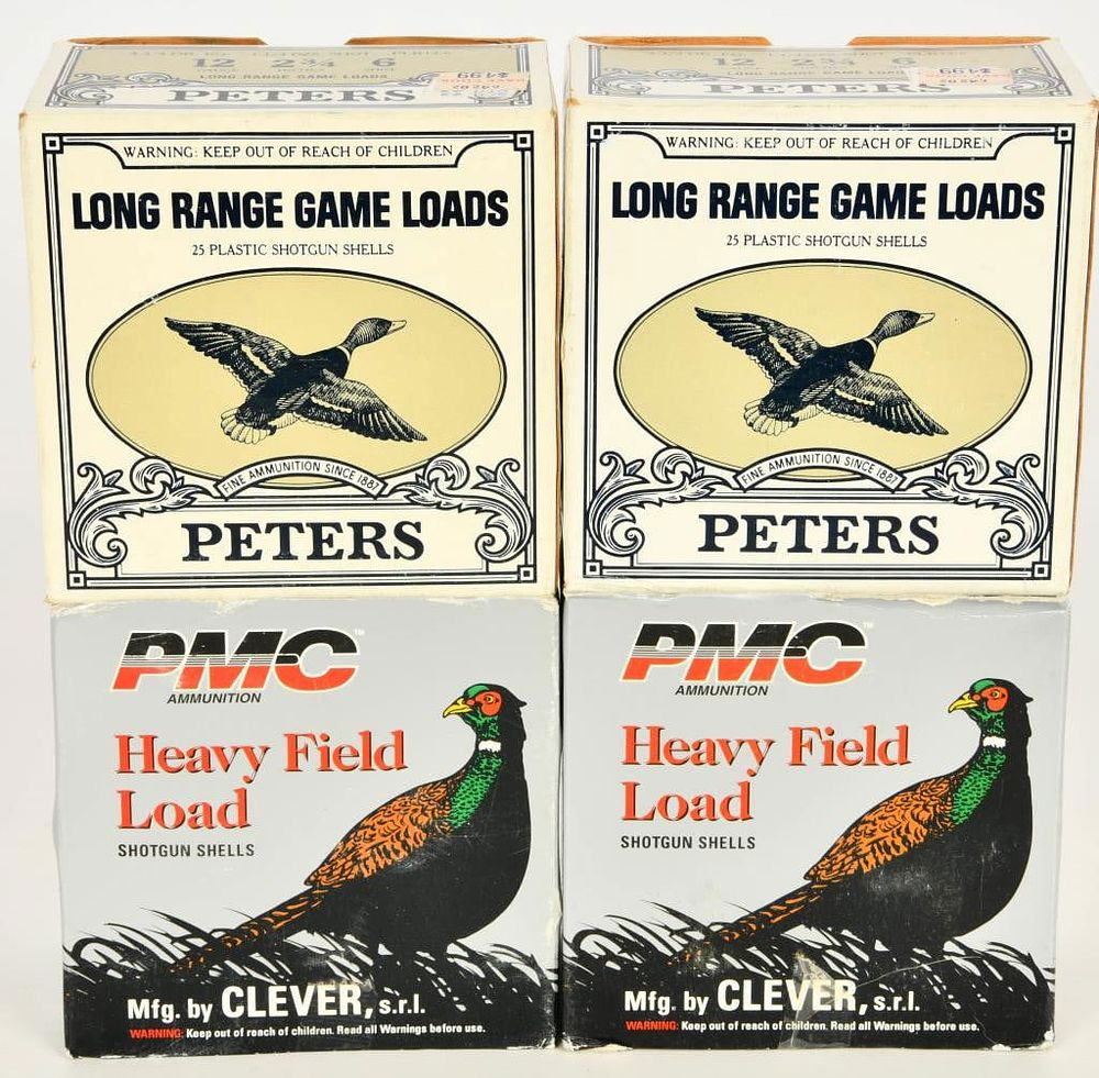 Lot 349: 100 rds 12 Ga Peters and PMC various ammo