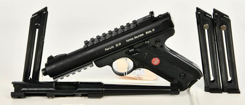 Lot 351: Ruger MKIII Pistol W/ Pac-Lite Upper .22 LR