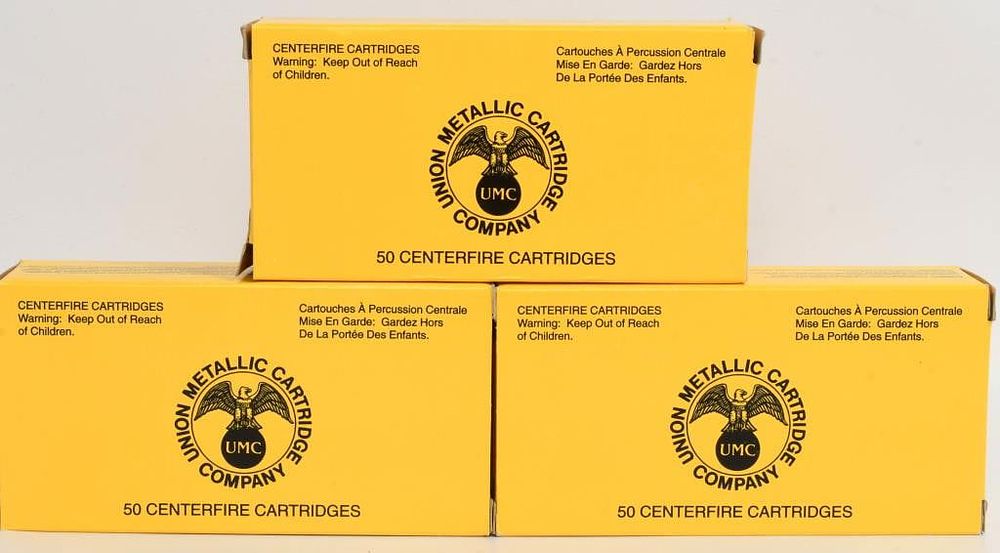 Lot 358: 150 Rounds of UMC 9mm Luger Ammunition