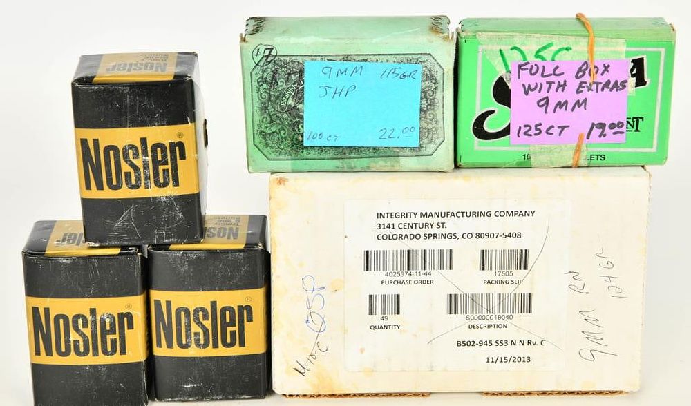 Lot 404: Approx 700 Count Of 9mm Reloading Bullet Tips