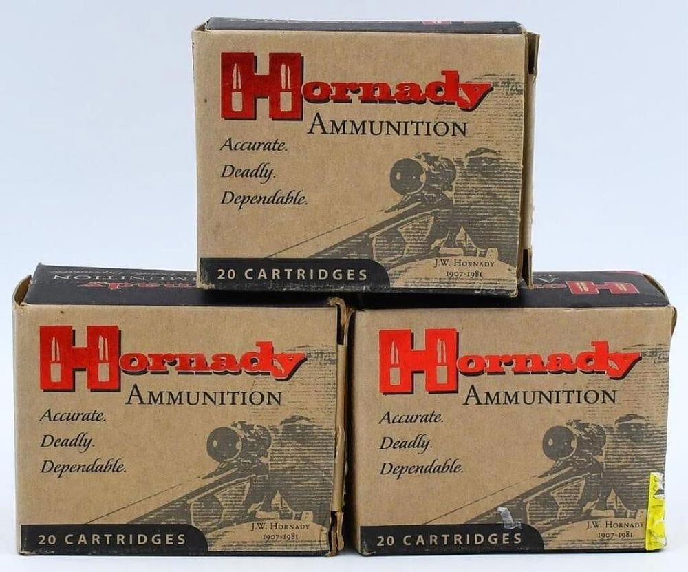 Lot 406: 60 Rounds Of Hornady .480 Ruger Ammunition