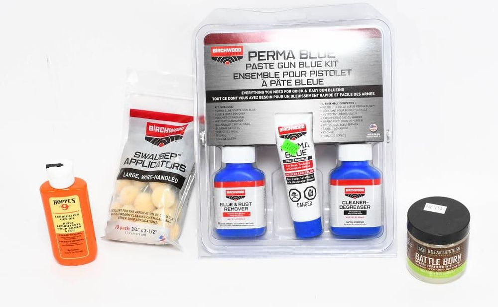 Lot 413: NIP Perma Blue Kit W/ Gun Oil, & Swaubers New