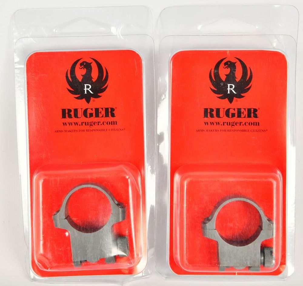 Lot 422: Ruger scope Ring 5KHM & Ruger Scope Ring 4KHM