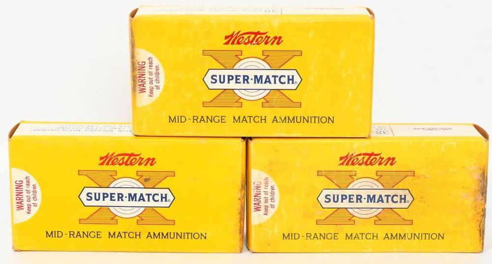Lot 442: 117 Rounds of Western Super Match .38 SPL Ammo