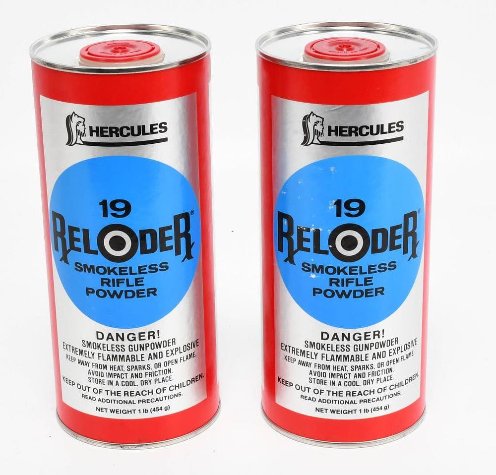 Lot 461: 2 New Bottles Of Hercules 19 Reloader Gun Powder