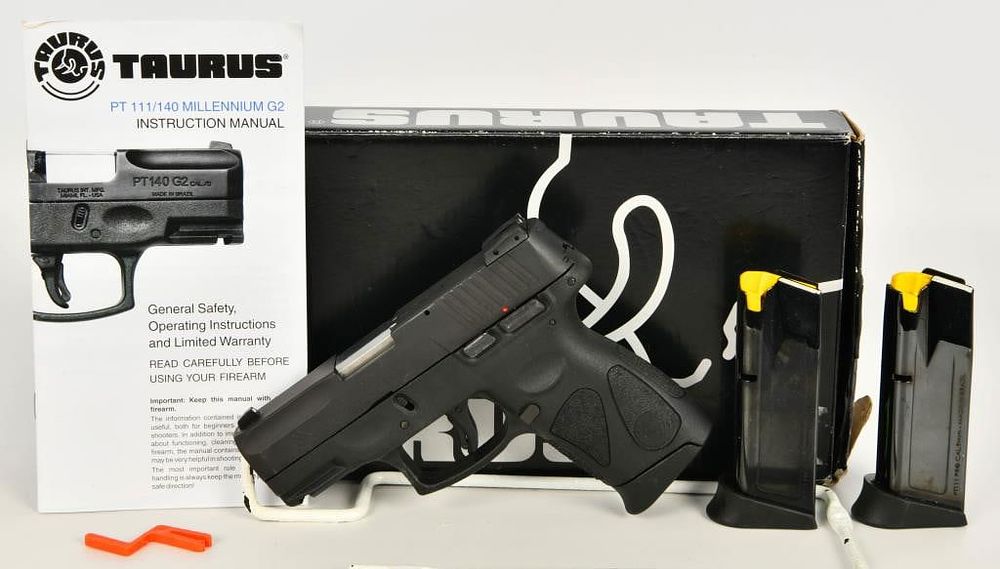 Lot 483: Taurus PT111 Millennium G2 Compact Semi Auto 9MM