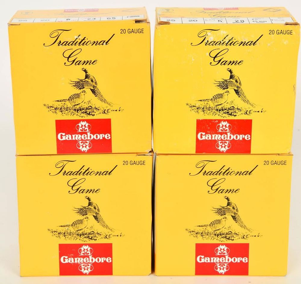 Lot 511: 100 Gamebore 20 Gauge Shotshells