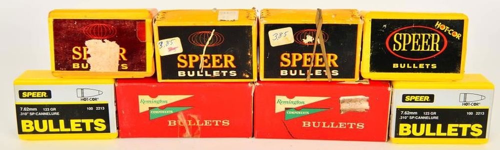 Lot 524: Large Lot of 7mm & 7.62mm Reloading Bullet Tips