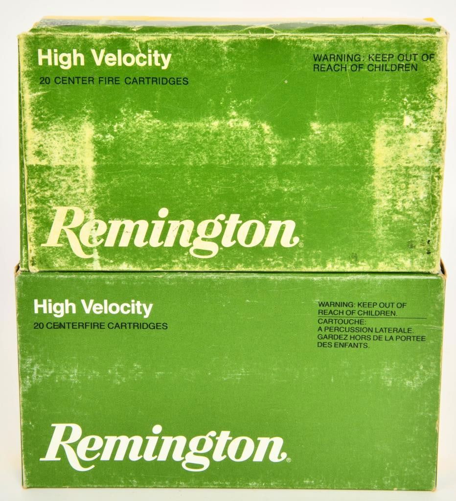 Lot 526: 40 Rounds Of Remington .338 Win Mag Ammunition