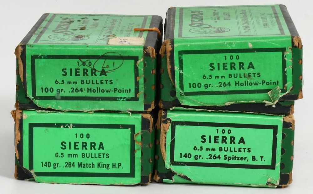 Lot 554: Approx 300 Ct Of Sierra 6.5mm Reloading Bullet
