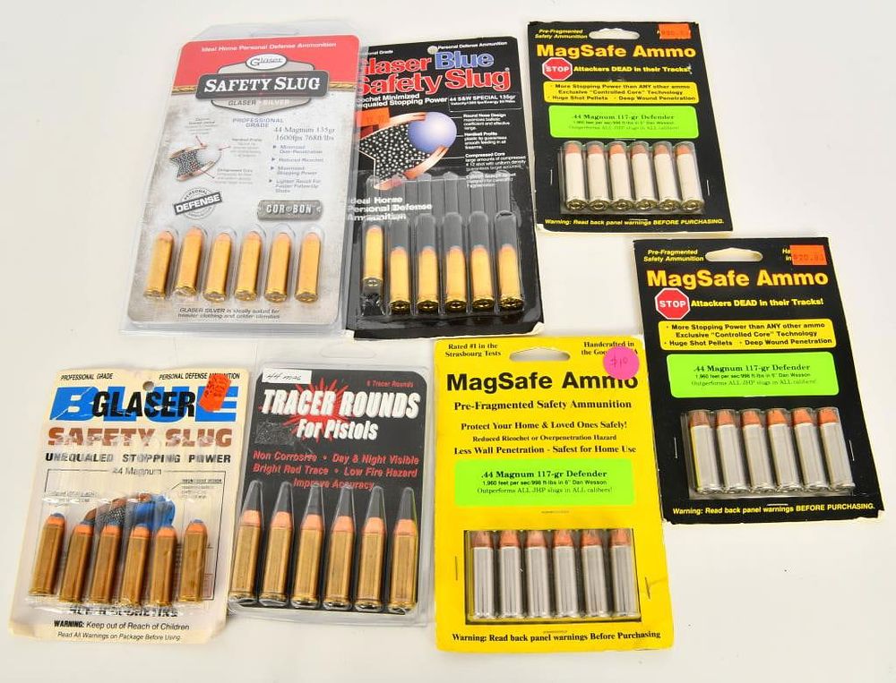 Lot 586: 42 Rounds High Performance .44 Magnum Ammo