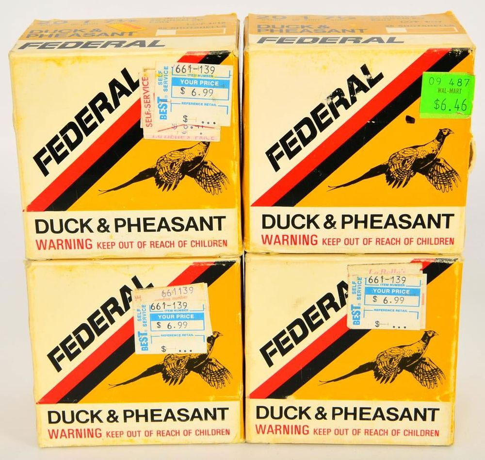 Lot 589: 100 Rounds of Federal 20 Gauge Shotshells