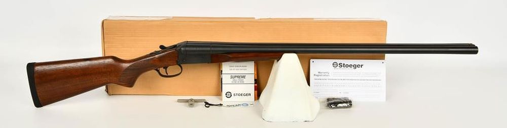 Lot 599: Stoeger Longfowler Side by Side Shotgun 12 Gauge