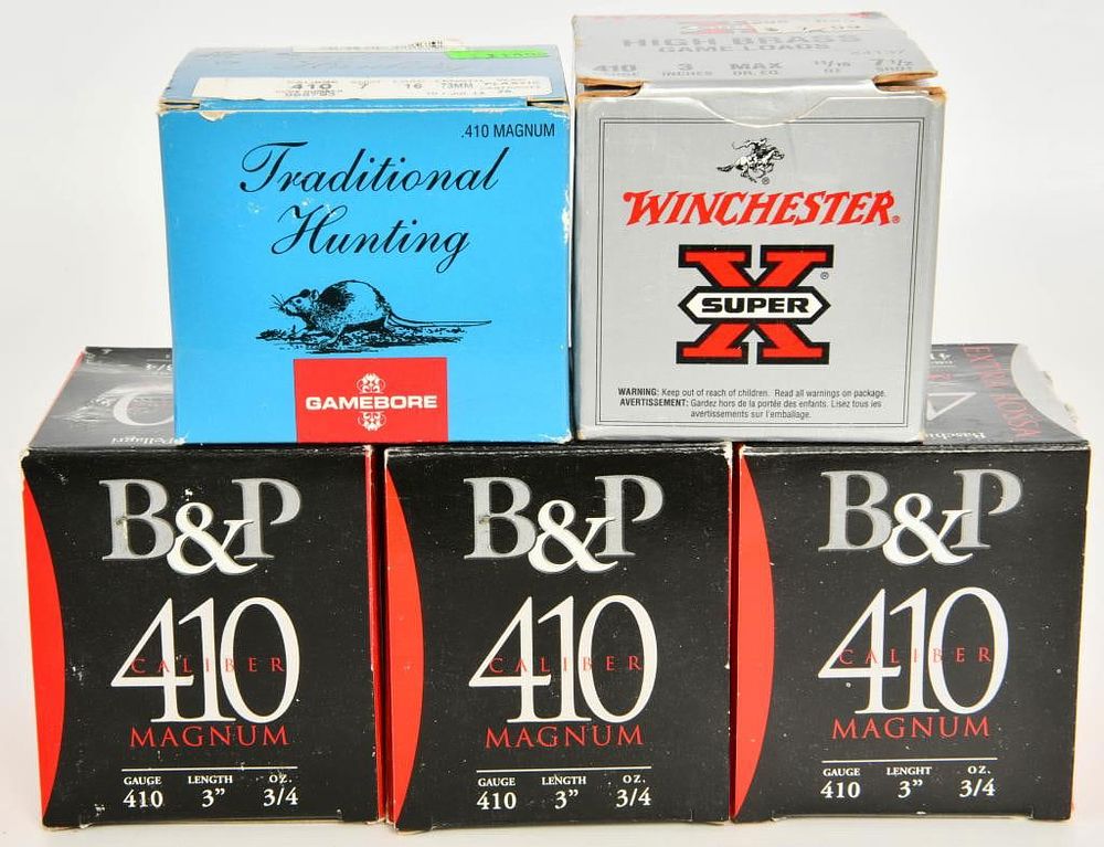 Lot 625: 125 Count of .410 Magnum Shotshells