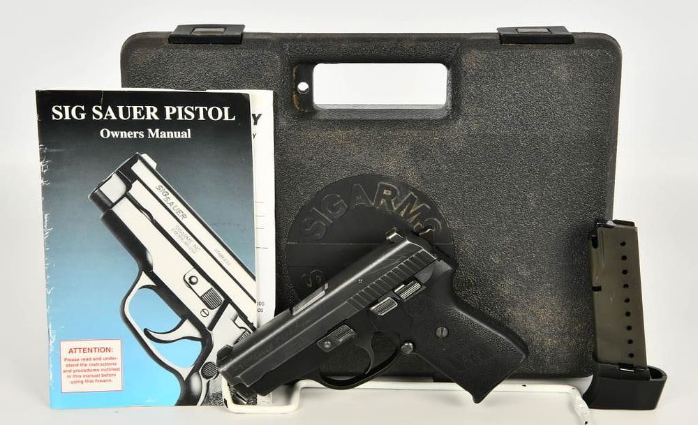 Lot 638: Sig Sauer P239 Stainless Semi Auto Pistol 9MM