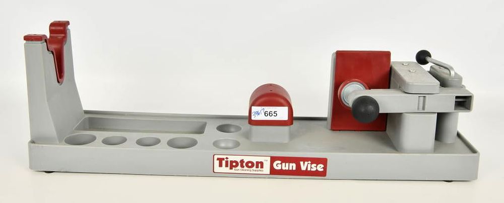 Lot 665: Tipton Gun Vise Gray/ Red Rubberized Cradle