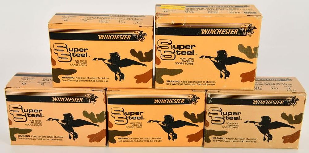 Lot 694: 48 Rounds of Winchester Super Steel 12 Ga Magnum