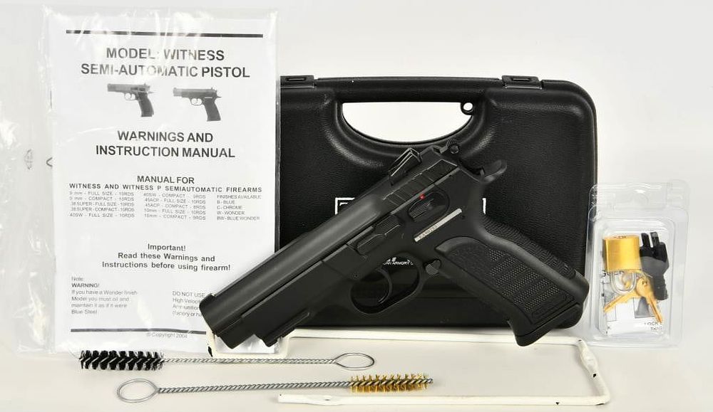 Lot 1062: EAA Witness P-S Tanfoglio 9mm Luger