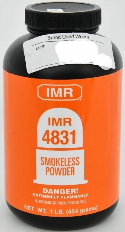 Lot 1070: IMR 4831 Smokeless Powder 1lb bottle