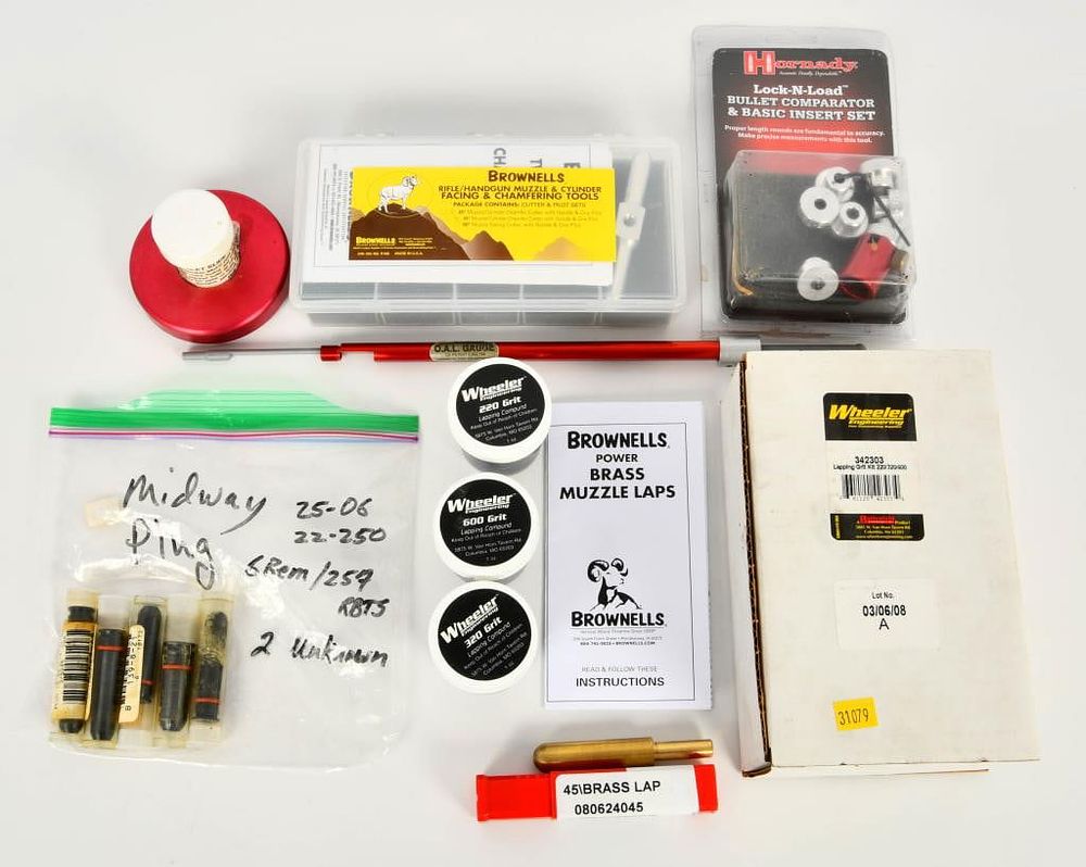 Lot 1091: Gunsmithing Lot with several accessories