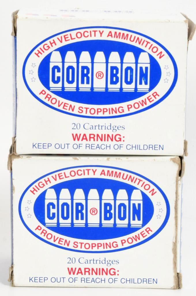 Lot 1102: 40 Rounds Of Corbon .38 Special +P Ammunition