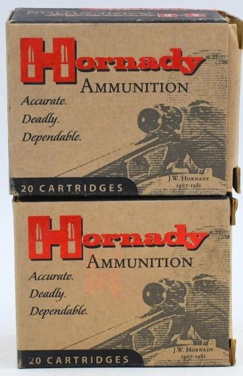 Lot 1111: 40 Rounds Hornady Custom 454 Casull Ammunition