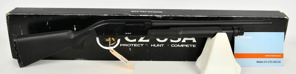 Lot 1118: CZ 612 Home Defense 18.5" Pump Action 12 Gauge