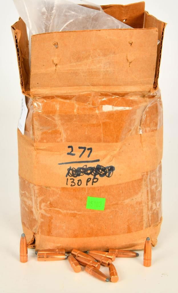 Lot 1133: Approx 700 Ct of .270 Caliber Reloading Bullet