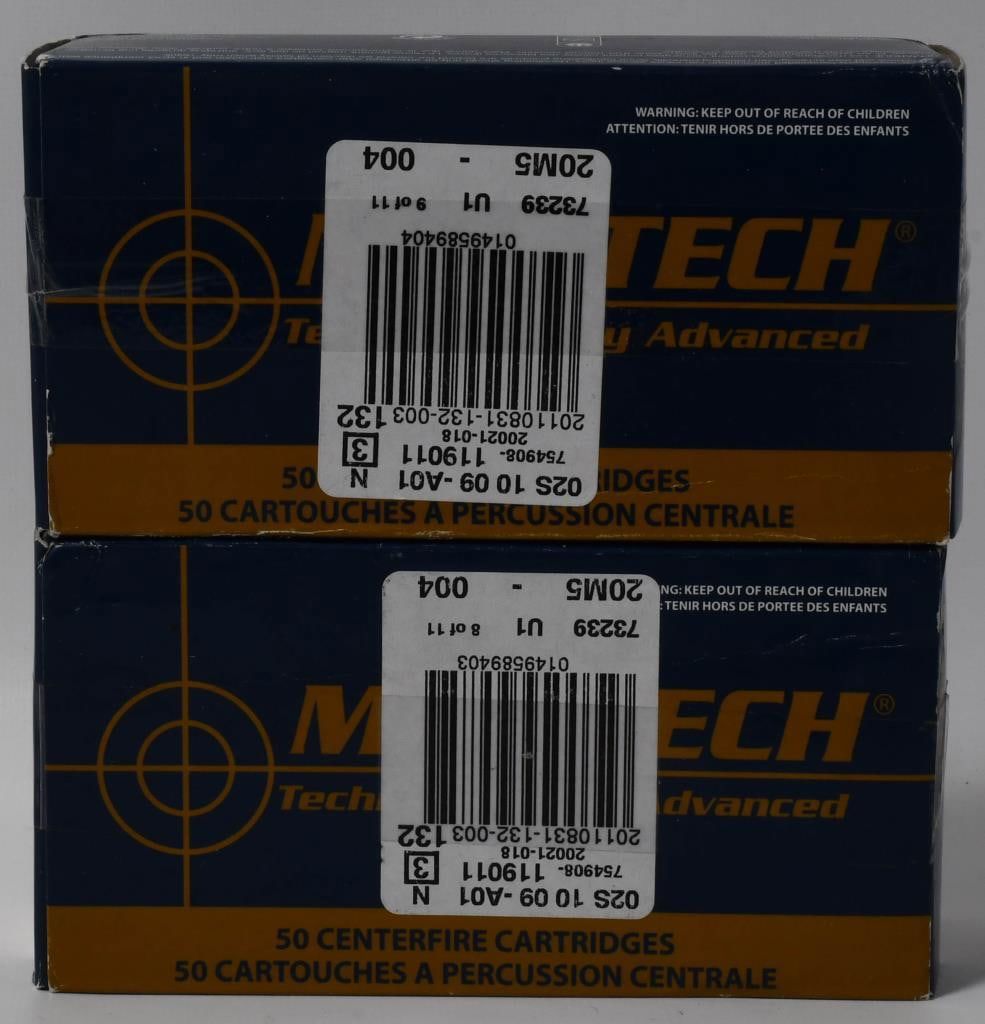 Lot 1171: 100 Rounds Of Magtech .45 ACP Ammunition