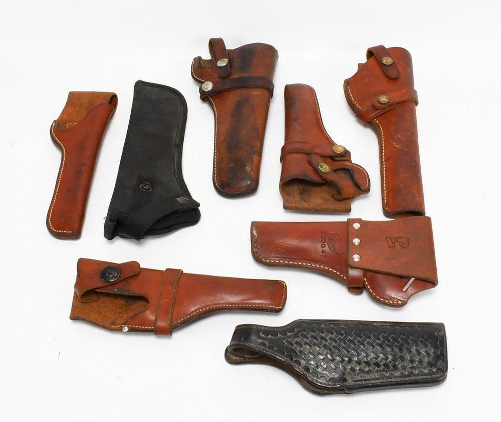 Lot 1214: (7) Various 6 Leather 1 Nylon; Hunter Bianchi Brau