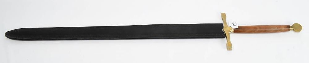Lot 1265: 52" Large Size Unmarked Fantasy Sword W/ Sheath