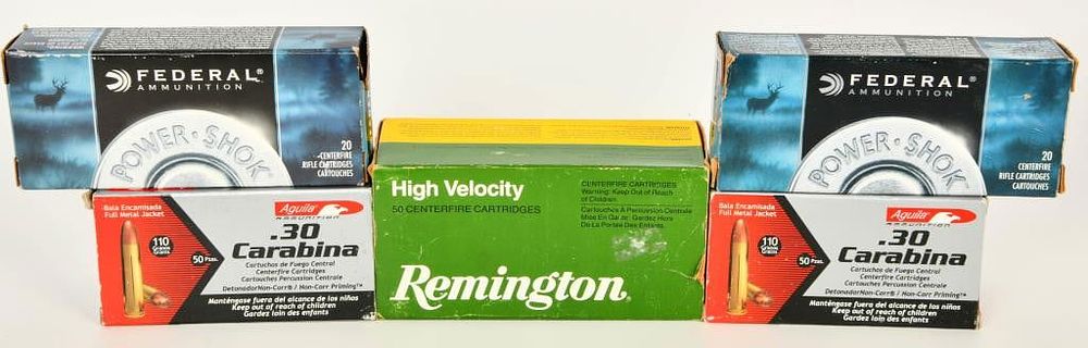 Lot 1282: 172 Rounds Of .30 Carbine Ammunition