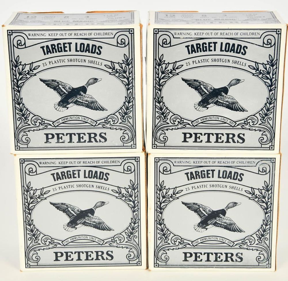 Lot 1300: 100 Peters Blue Magic 12 Gauge Shotshells