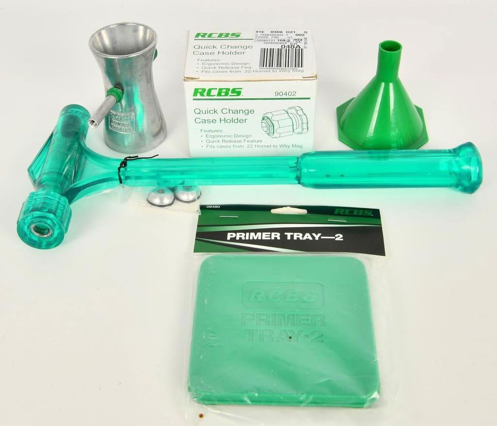 Lot 1331: Reloading accessories; Bullet puller, case holder
