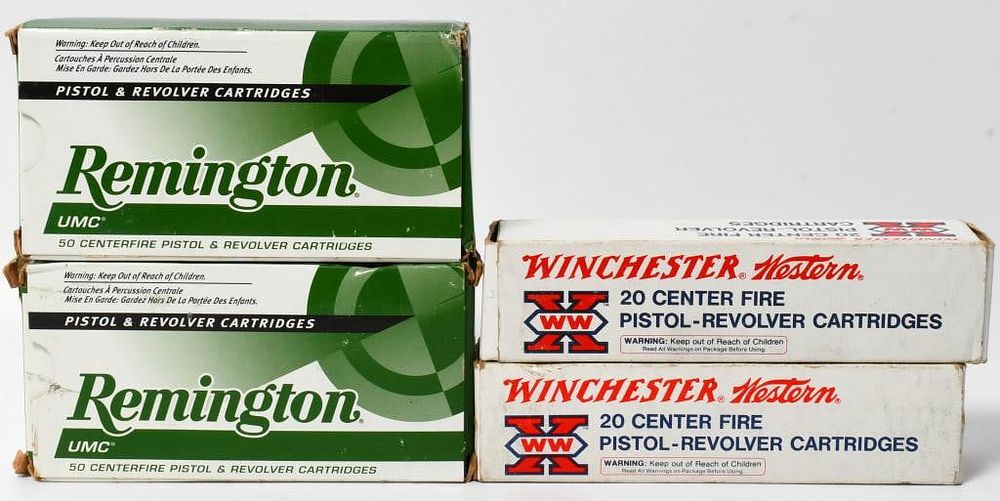 Lot 1351: 140 Rounds Of .45 ACP Ammunition
