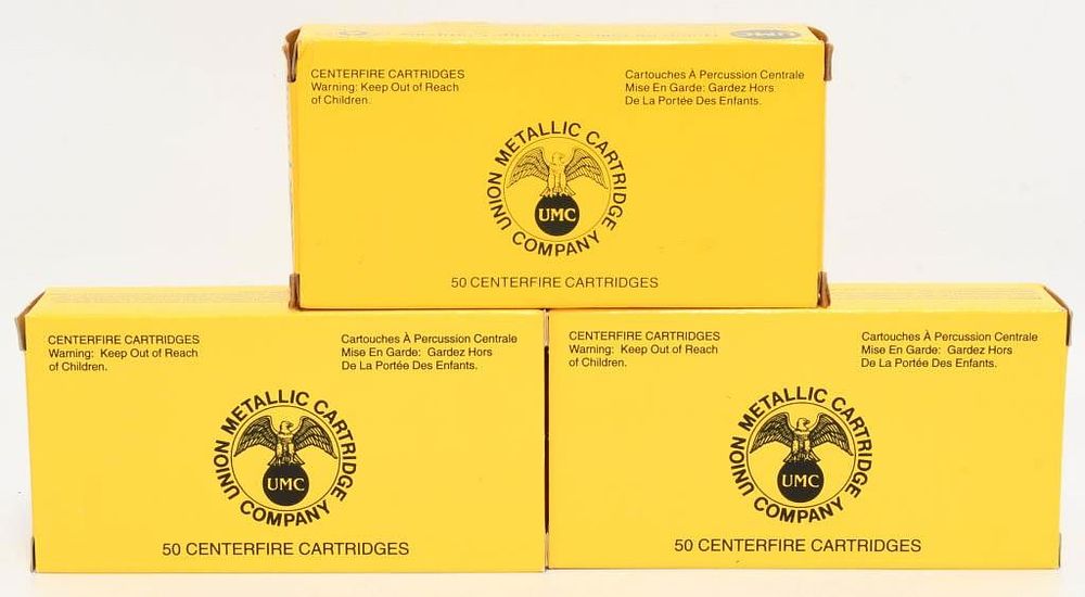 Lot 1354: 150 Rounds of UMC 9mm Luger Ammunition