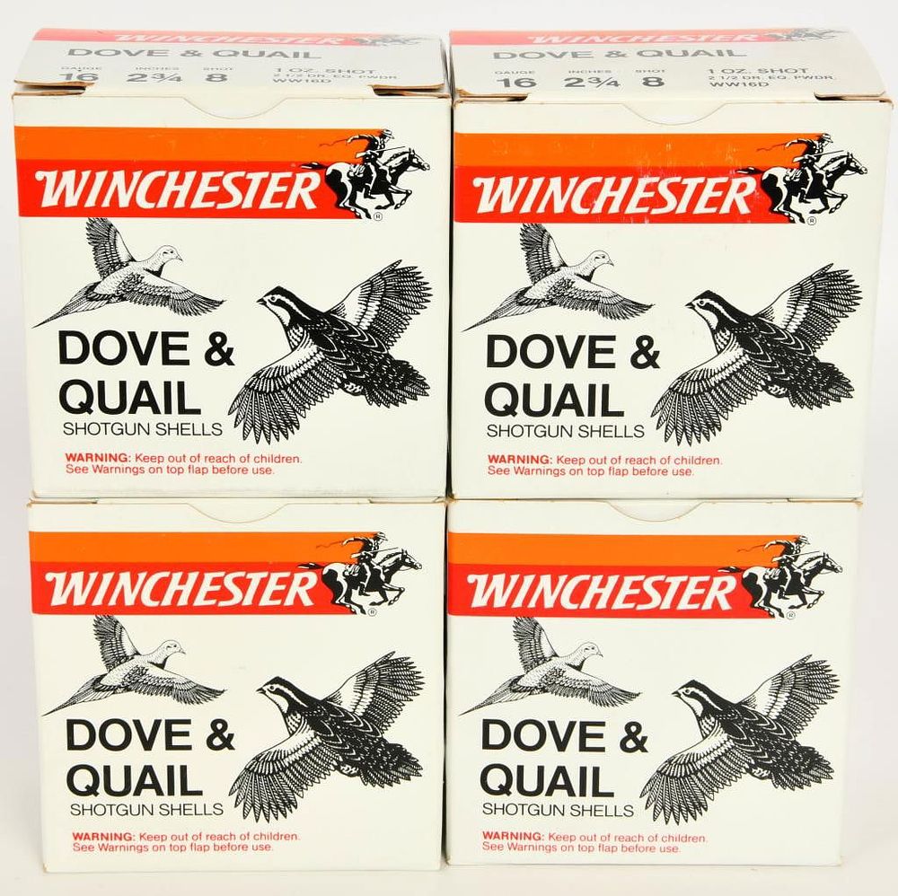 Lot 1369: 100 Rounds of Winchester 16 Gauge Dove & Quail