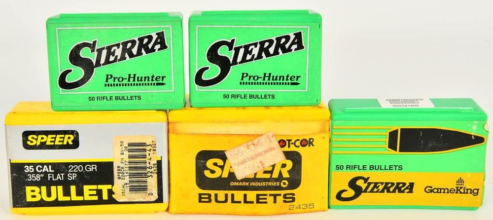 Lot 1409: Approx 320 Ct Of .35 Caliber Reloading Bullet Tips
