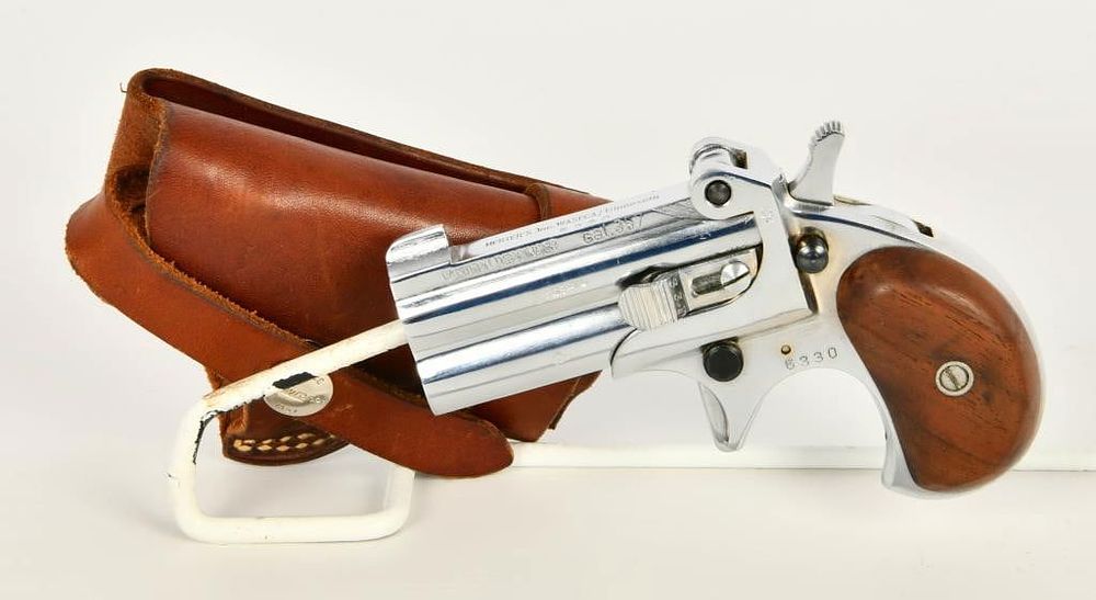 Lot 1422: Herters Western Derringer .357 Pocket Pistol