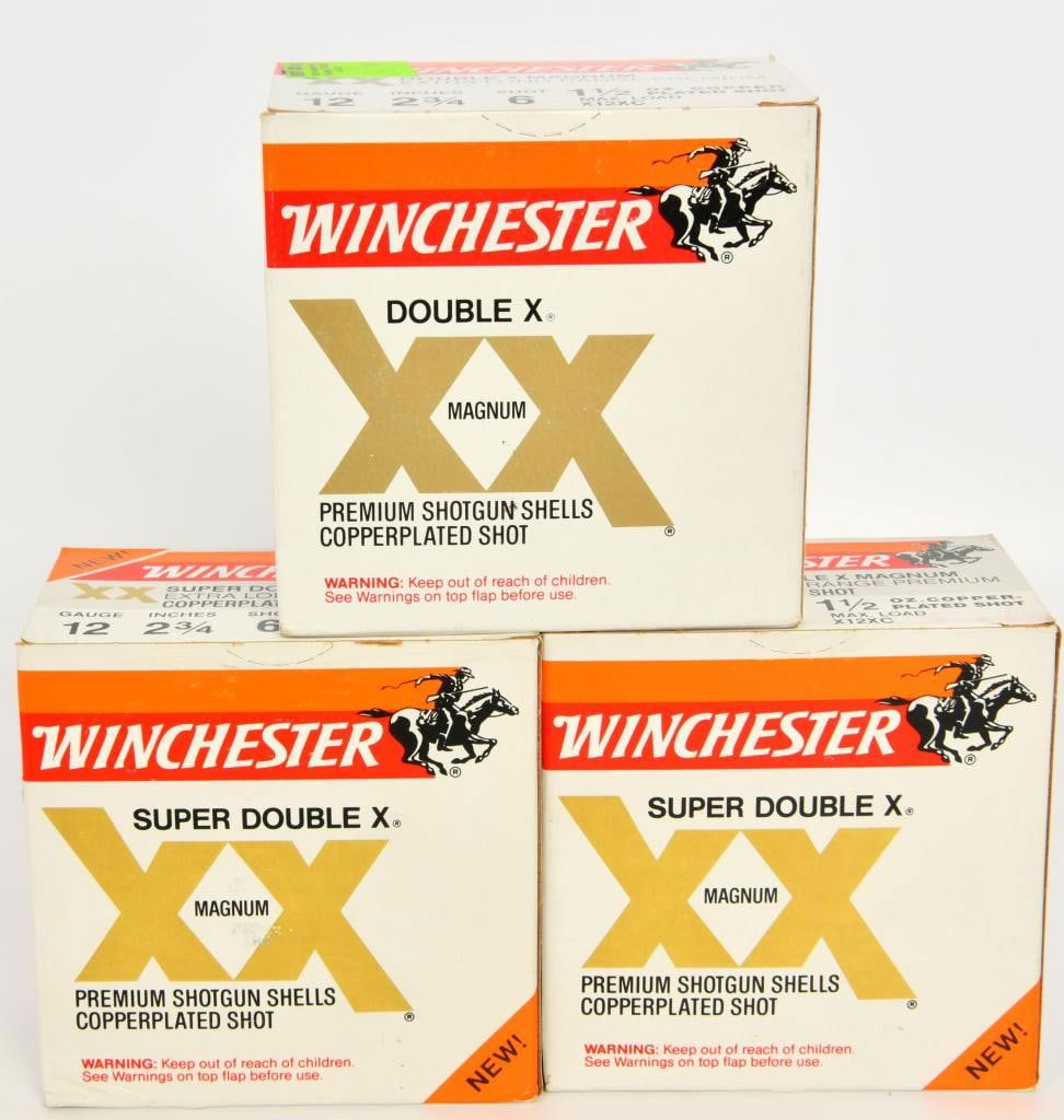 Lot 1498: 75 Rounds of Winchester Double X 12 Ga