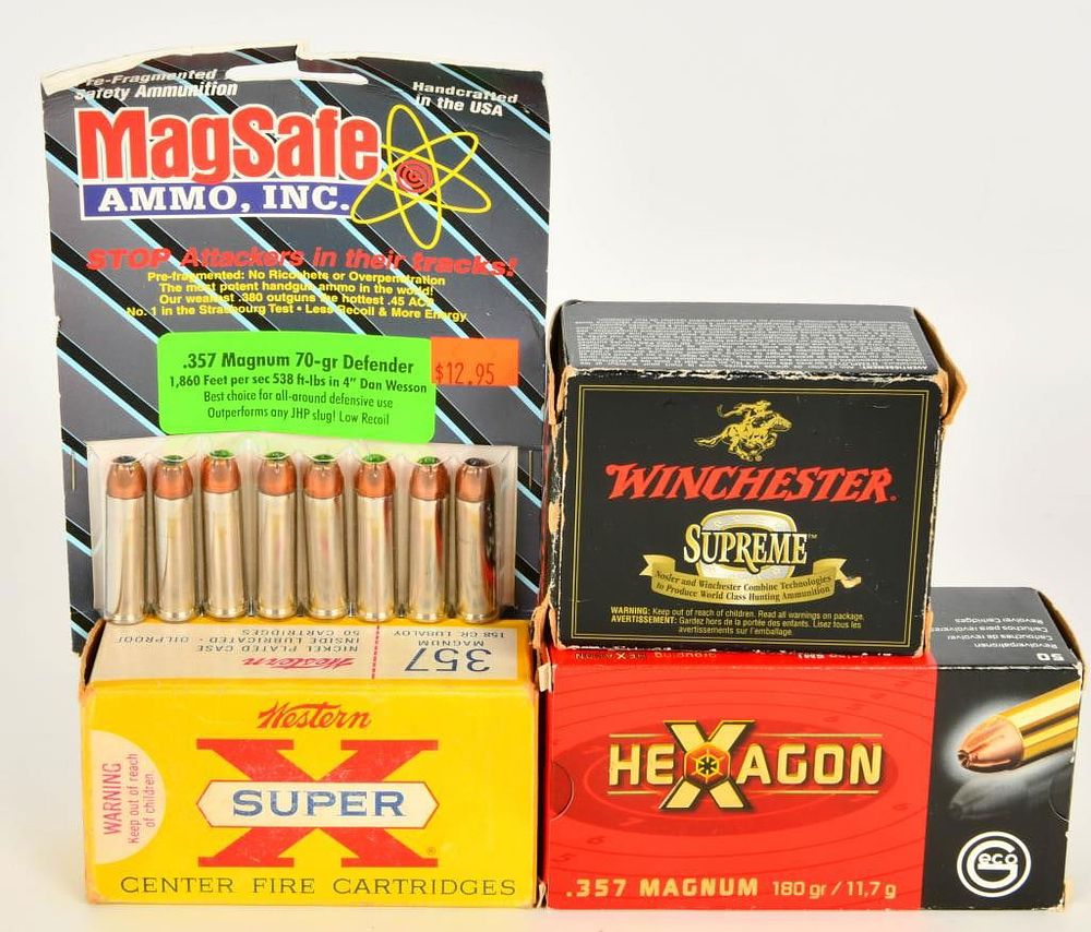 Lot 1516: 102 Rounds Of .357 Magnum Ammunition