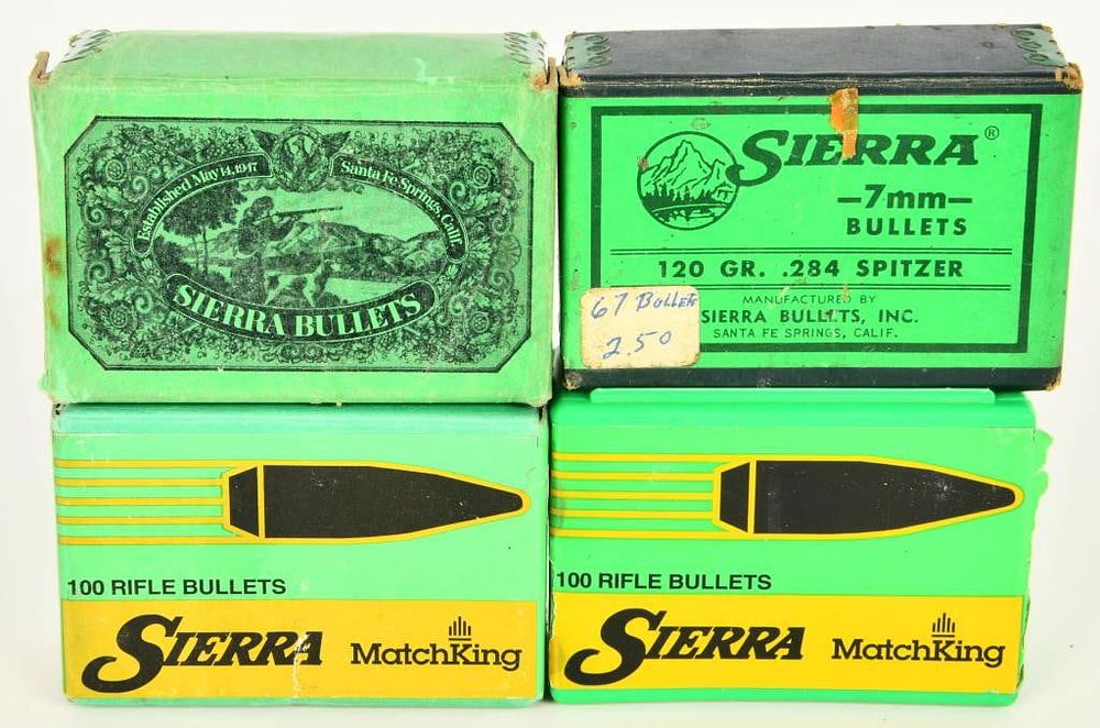 Lot 1523: Approx 250 Ct Of Sierra 7mm Reloading Bullet Tips