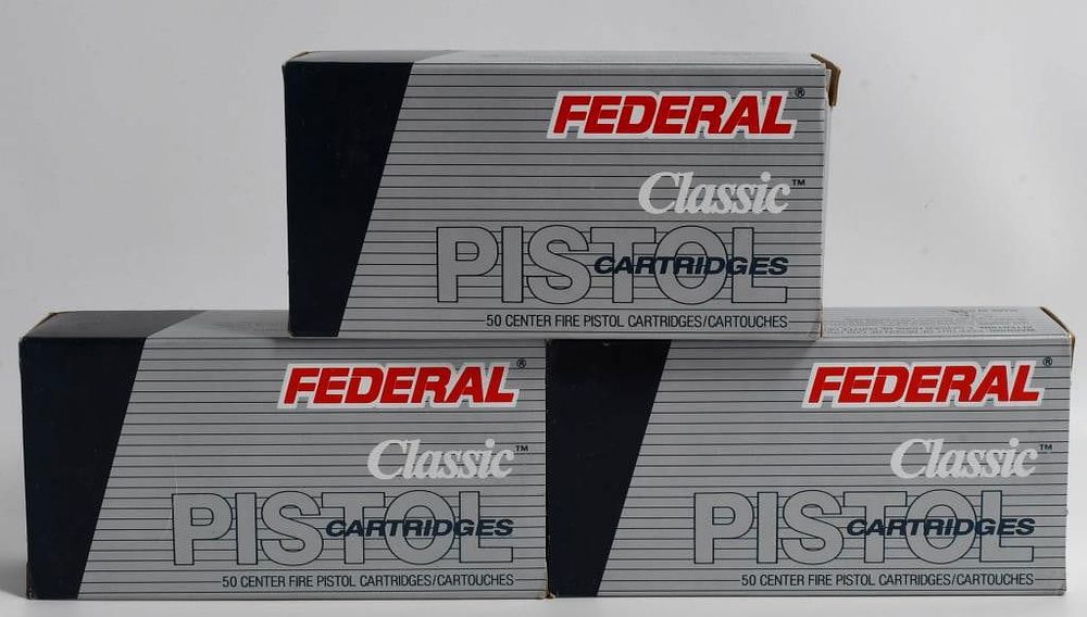 Lot 1531: 150 Rounds Of Federal Classic .45 Colt Ammunition