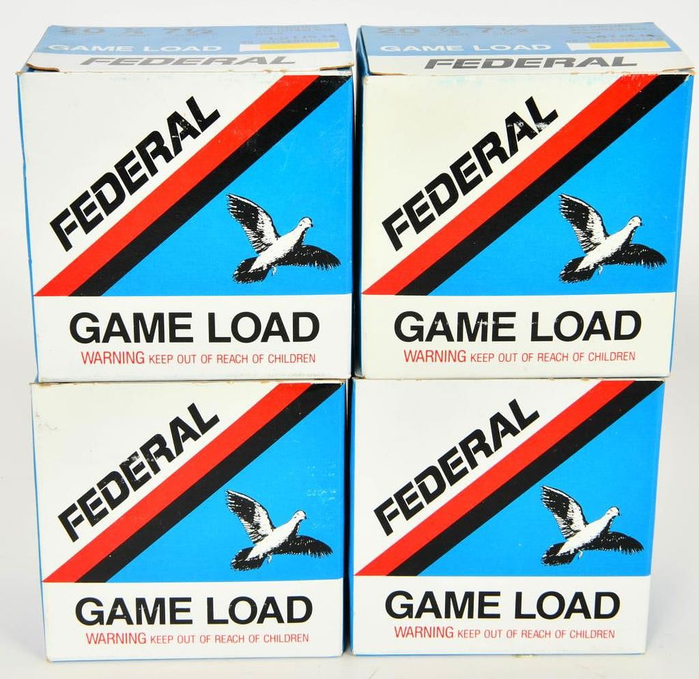 Lot 1607: 100 Rounds of Federal 20 Gauge Game Load
