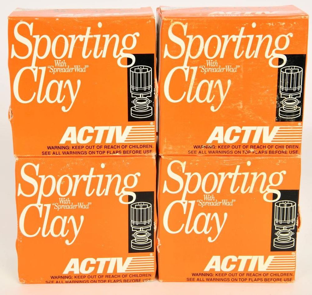 Lot 1622: 100 rds Activ Sporting Clay 12 Gauge 2 3/4 ammo